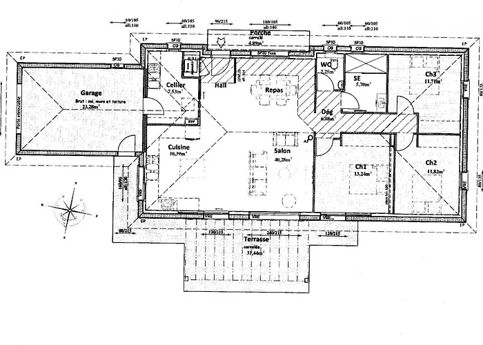 בית נופש Le De La Battere Saubusse